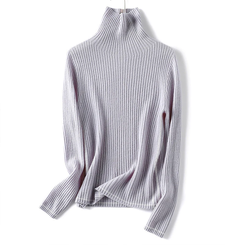 Birdtree 100%Cashmere Seamless Integrated Solid color Sweater For Slim High Neck Commuting Elegant Urban Style Woman T38051QD
Birdtree 100%Cashmere Seamless Integrated Solid color Sweater For Slim High Neck Commuting Elegant Urban Style Woman T38051QD