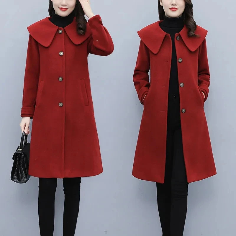 2022 Autumn Winter New Temperament Slim Fashionable Woolen Coats Womens Long Thick Warm Double-sided All-match Wool Coats Female
2022 Autumn Winter New Temperament Slim Fashionable Woolen Coats Womens Long Thick Warm Double-sided All-match Wool Coats Female