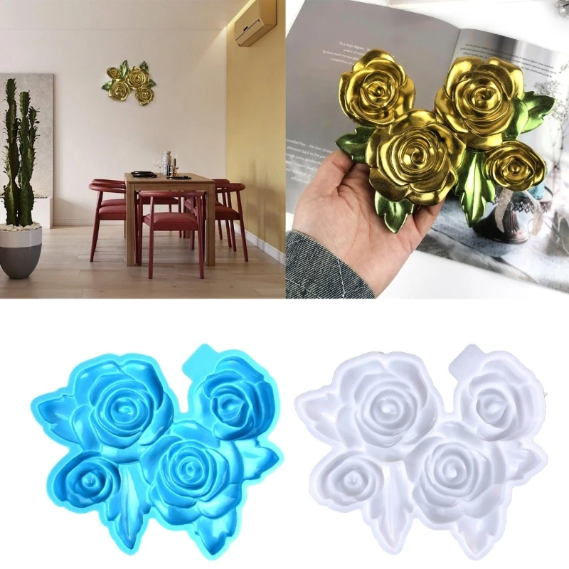 Rose Flower Silicone Mold DIY Epoxy Resin Mold Table Ornament Mould Home Decoration Plaster Making Tool Easy to Clean
Rose Flower Silicone Mold DIY Epoxy Resin Mold Table Ornament Mould Home Decoration Plaster Making Tool Easy to Clean