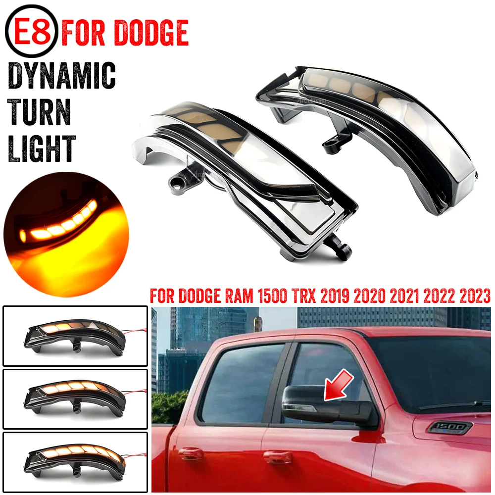 2Pcs Dynamic LED Turn Signal Side Mirror Light Indicator Blinker For Dodge Ram 1500 TRX 2019 2020 2021 2022 2023
2Pcs Dynamic LED Turn Signal Side Mirror Light Indicator Blinker For Dodge Ram 1500 TRX 2019 2020 2021 2022 2023