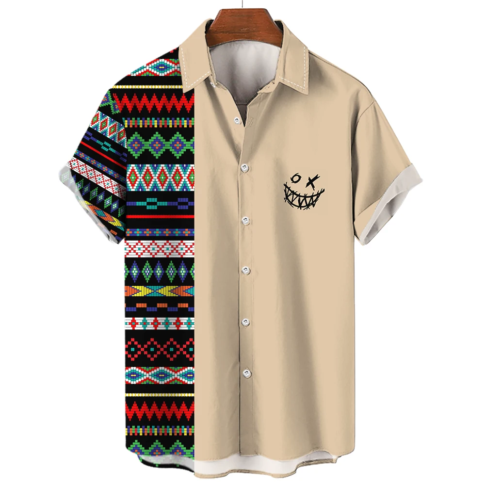 Summer Men S Retro Short Sleeve Shirt 3d Printing Striped Smiley Daily Casual Street Oversized Tops Male Tshirt Shirts Clothing
Summer Men S Retro Short Sleeve Shirt 3d Printing Striped Smiley Daily Casual Street Oversized Tops Male Tshirt Shirts Clothing