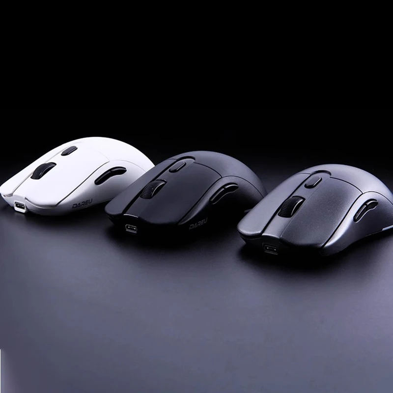 

Мышь Проводная/Беспроводная Dareu Em903, тонкая эргономичная портативная игровая мышь с аккумулятором и двойным перезаряжаемым режимом Rgb, эргономичный дизайн, длительный срок службы батареи