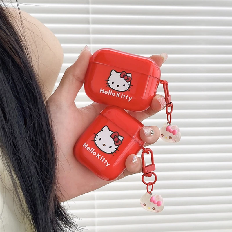 Kawaii Ins Sanrio Anime Figure AirPods Case with Keychain Cute Red Hello Kitty Soft AirPods Pro Case Cartoon Earphone Cover Gift
Kawaii Ins Sanrio Anime Figure AirPods Case with Keychain Cute Red Hello Kitty Soft AirPods Pro Case Cartoon Earphone Cover Gift