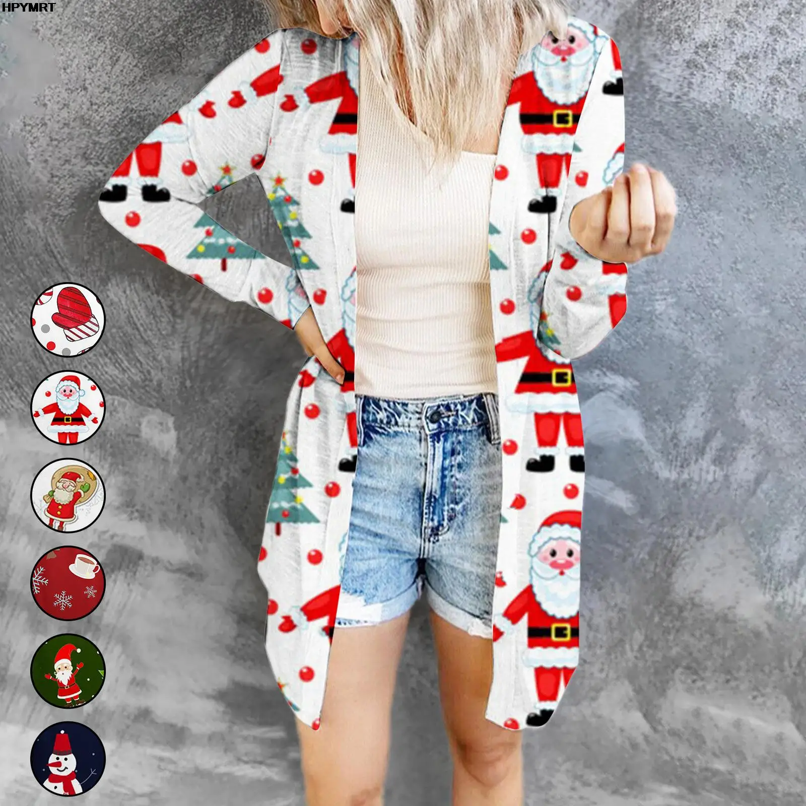Christmas Snowman Print Fashion Autumn Long Coat Ladies Long Sleeve Slim Knitted Cardigan Outwear Sweater Women Tops Clothes Tee
Christmas Snowman Print Fashion Autumn Long Coat Ladies Long Sleeve Slim Knitted Cardigan Outwear Sweater Women Tops Clothes Tee