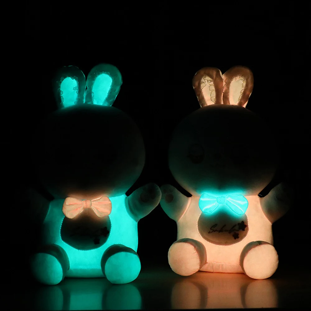 Lovely Luminous Rabbit Plush Toys Stuffed Animal Soft Bunny Creative Accompany Doll Toys for Children Girls Gift Decoration
Lovely Luminous Rabbit Plush Toys Stuffed Animal Soft Bunny Creative Accompany Doll Toys for Children Girls Gift Decoration