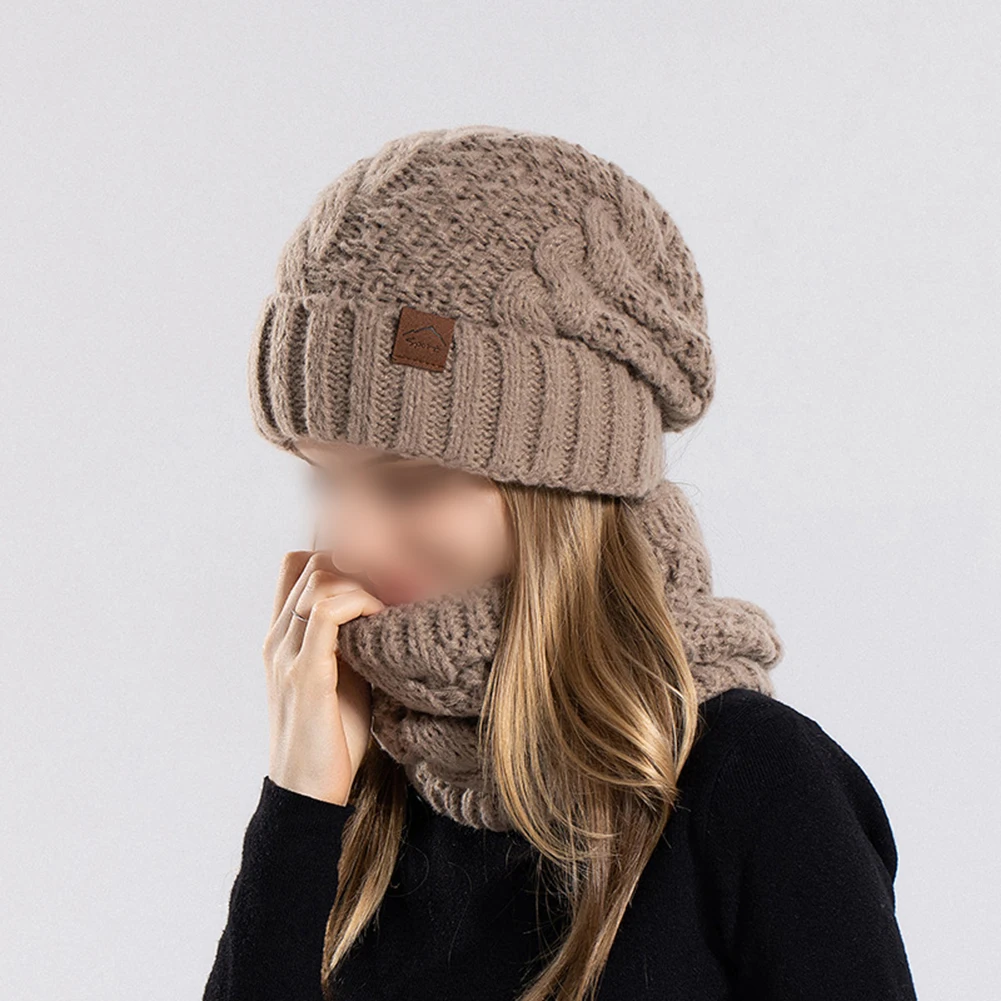 Winter Women Beanies Snood Sets Gradient Color Knitted Hat Warmer Fashion Outdoor Windproof Thicken Tie Dye Scarf Hat For Women
Winter Women Beanies Snood Sets Gradient Color Knitted Hat Warmer Fashion Outdoor Windproof Thicken Tie Dye Scarf Hat For Women