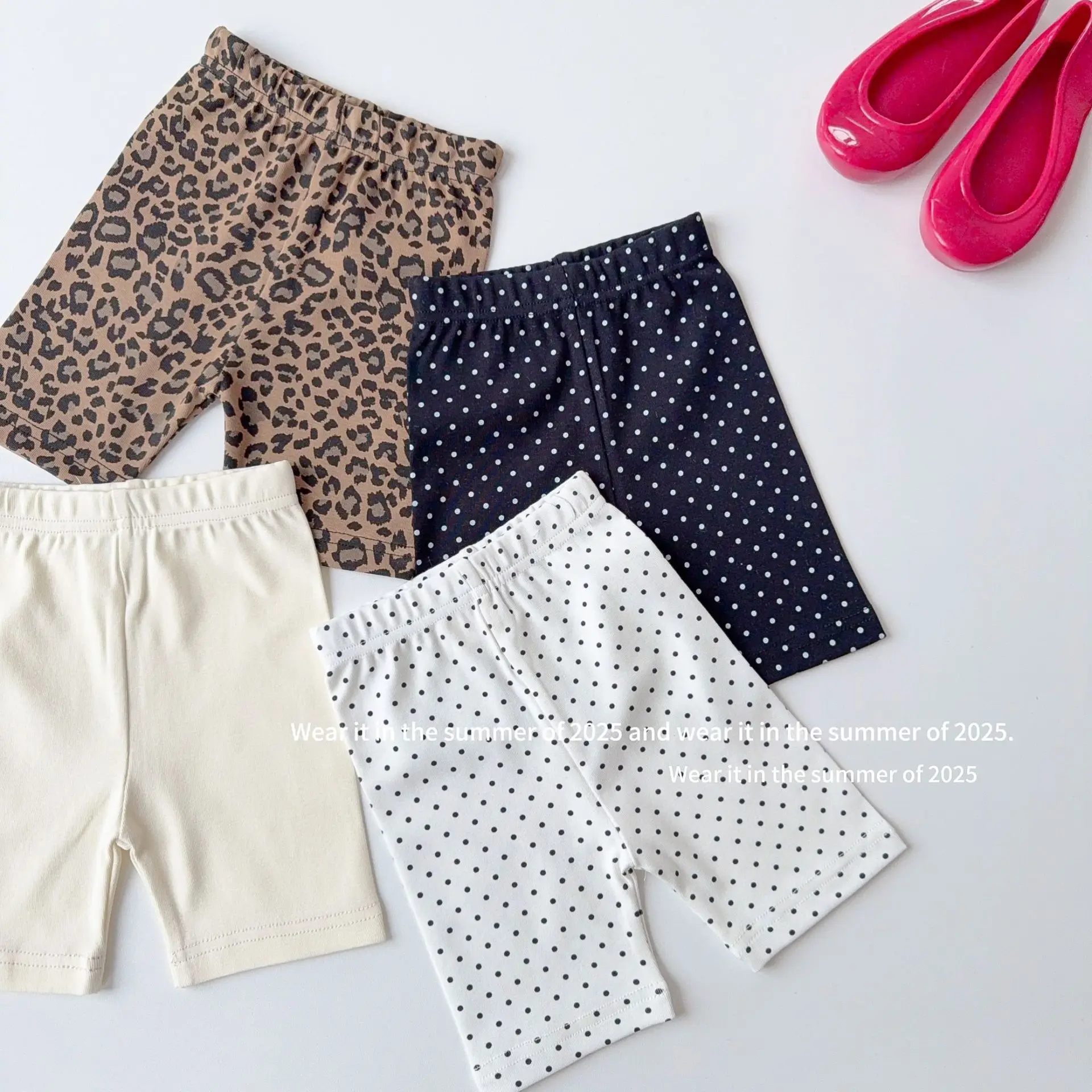 2025 Summer New Girls Shorts Yoga Pants Solid Casual Children Leggings Baby Girls Colorful Safety Pants Kids Anti Slip Shorts 21 Sb29fe41fc3f442a1a3d58aae2d8593c37