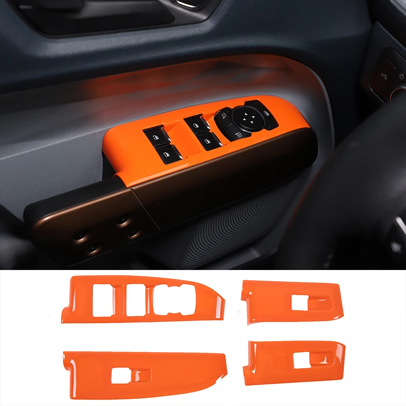For 2022 Ford Maverick ABS Orange Car Glass Lift Button Frame Cover Sticker Car Interior Protection Accessories
For 2022 Ford Maverick ABS Orange Car Glass Lift Button Frame Cover Sticker Car Interior Protection Accessories