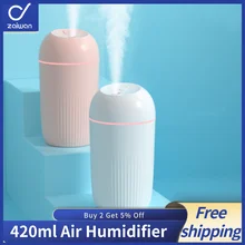 Car Humidifier 420ML USB Silent Air Humidifier Gentle Night Light Aroma Diffuser Continuous/Intermittent Spray Can Work for Car
Car Humidifier 420ML USB Silent Air Humidifier Gentle Night Light Aroma Diffuser Continuous/Intermittent Spray Can Work for Car