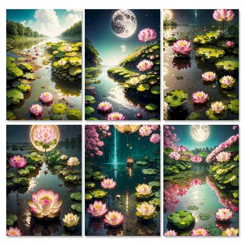 GATYZTORY Modern Painting By Numbers Lotus Pond Pictures By Numbers Diy Crafts Gift For Adults Home Decors Canvas Painting
GATYZTORY Modern Painting By Numbers Lotus Pond Pictures By Numbers Diy Crafts Gift For Adults Home Decors Canvas Painting