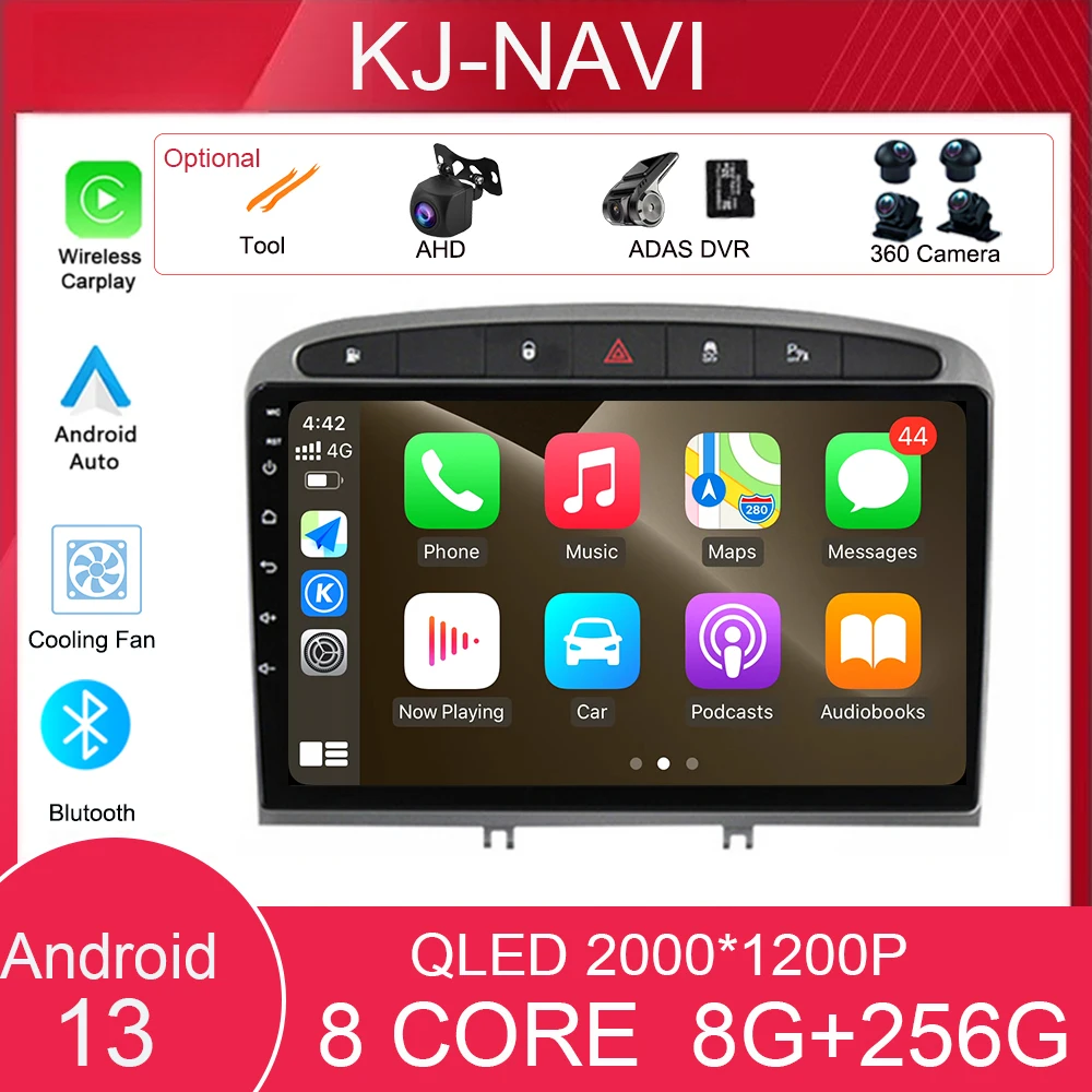 Автомобильный навигационный экран Android 13 Carplay для Peugeot 407 2004-2011 Навигация GPS Авторадио головное устройство Авто Видео Мультимедиа плеер
Автомобильный навигационный экран Android 13 Carplay для Peugeot 407 2004-2011 Навигация GPS Авторадио головное устройство Авто Видео Мультимедиа плеер