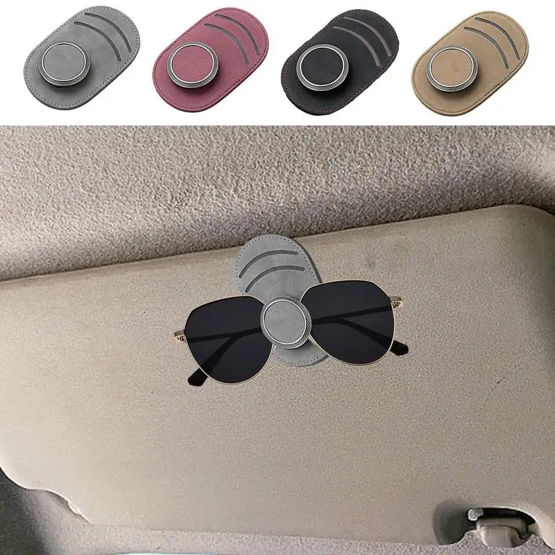 Visor Sunglasses Holder Clip Holds Glasses & Cards With Suede Pouch, Cards & Sunnies In One Place Car Interior Accessories
Visor Sunglasses Holder Clip Holds Glasses & Cards With Suede Pouch, Cards & Sunnies In One Place Car Interior Accessories