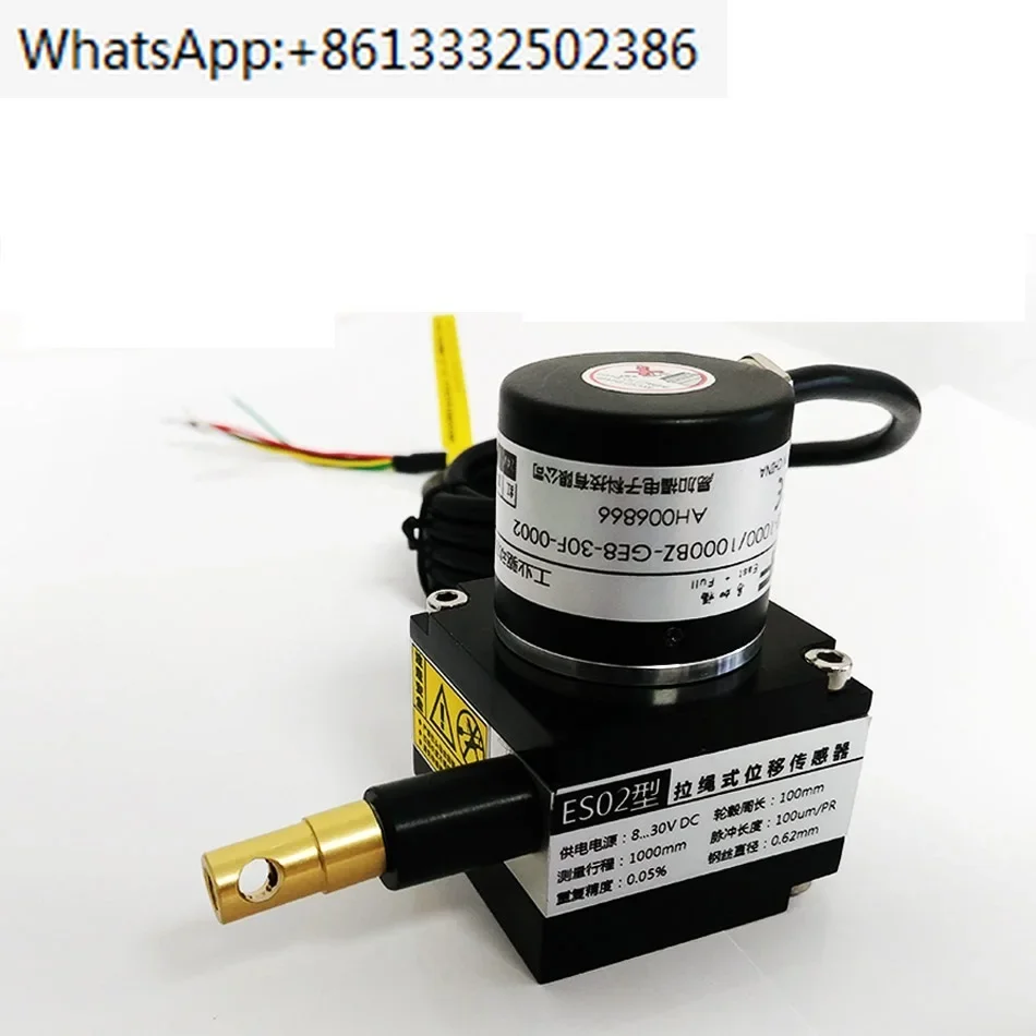 Pull wire displacement Pull rope sensor Pull wire Drawstring encoder Electronic ruler Precision type ( less than 1200mm stroke)
Pull wire displacement Pull rope sensor Pull wire Drawstring encoder Electronic ruler Precision type ( less than 1200mm stroke)