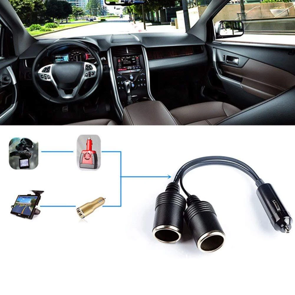 Car Dual Port Cigare Lighter Splitter Female Socket Plug Power Adapter Connector Cigarette Lighter Parts
Car Dual Port Cigare Lighter Splitter Female Socket Plug Power Adapter Connector Cigarette Lighter Parts