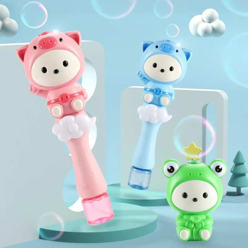Kawaii Magic Wand Bubble Wand Automatic Bubble Blowing Machine with Lights Music Summer Outdoor Party Wedding Kids Toys
Kawaii Magic Wand Bubble Wand Automatic Bubble Blowing Machine with Lights Music Summer Outdoor Party Wedding Kids Toys