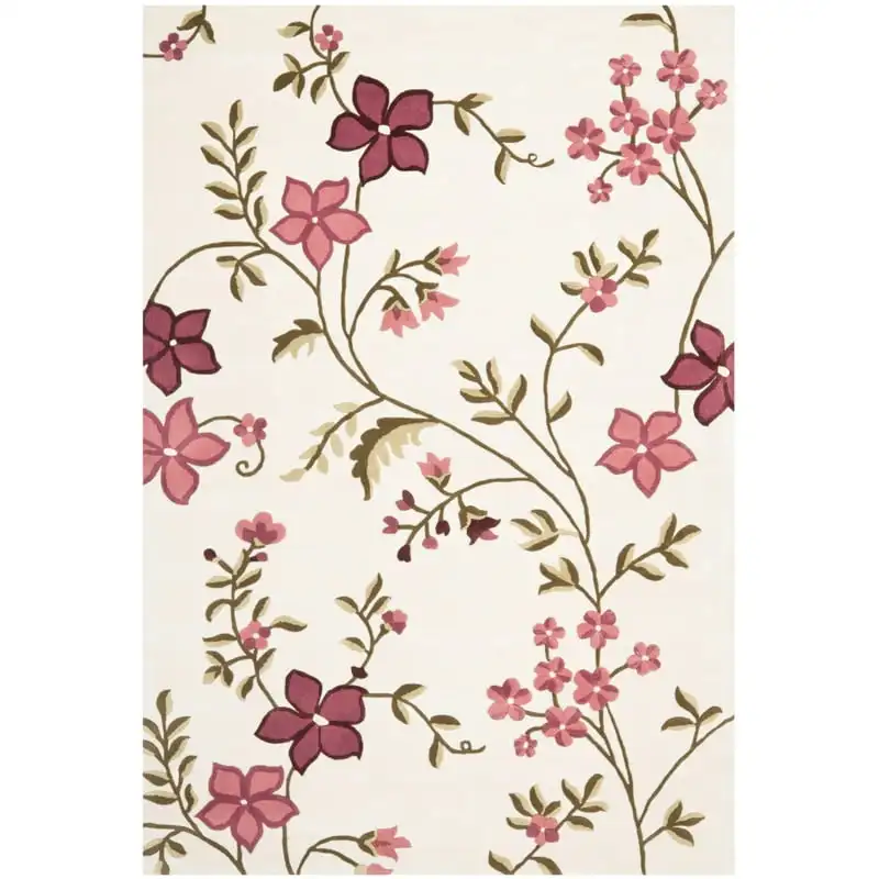 Bernadine Floral Wool Area Rug, Ivory/Purple, 6' x 9' Keep off rug Kitchen Tomie Darling in the franxx Area rugs bedroom Room ac
Bernadine Floral Wool Area Rug, Ivory/Purple, 6' x 9' Keep off rug Kitchen Tomie Darling in the franxx Area rugs bedroom Room ac
