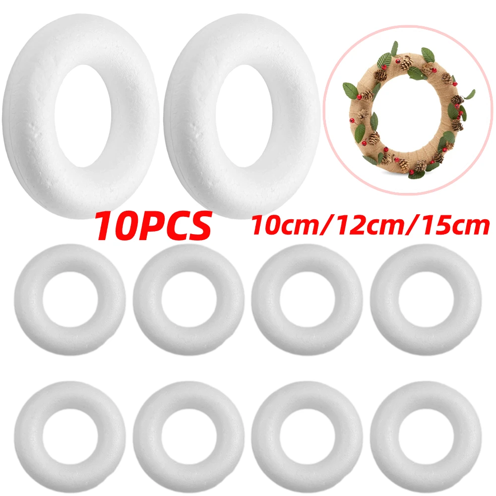 1Pc Polystyrene Foam Ring Round Christmas Cake Foam Mould Wedding Party Xmas Decor Craft DIY Accessories Flower Garland Decor
1Pc Polystyrene Foam Ring Round Christmas Cake Foam Mould Wedding Party Xmas Decor Craft DIY Accessories Flower Garland Decor