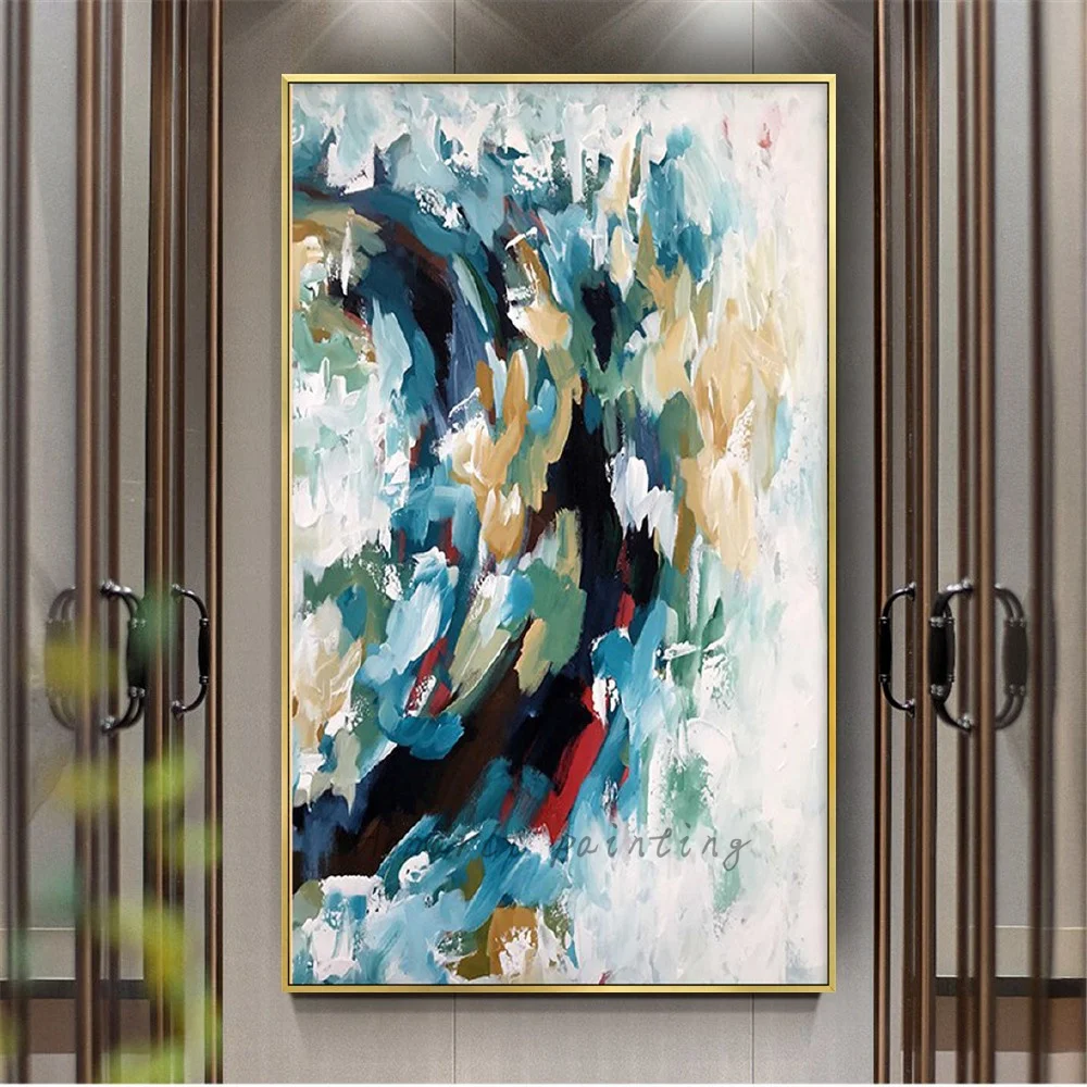 Latest Design Blue Gold Gray White Texture Wall Art Picture Hand-Painted Classic Oil Painting On Canvas Nordic Poster Décor Home
Latest Design Blue Gold Gray White Texture Wall Art Picture Hand-Painted Classic Oil Painting On Canvas Nordic Poster Décor Home