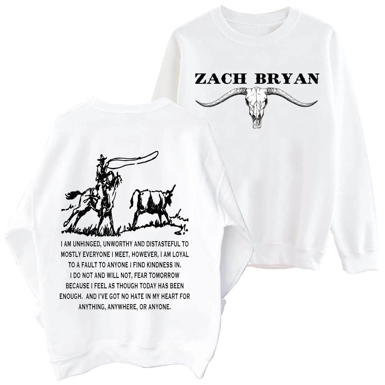 Zach Bryan Horse Cowboy Sweatshirt Man Woman Harajuku Round Neck Long Sleeve Oversized Hoodie
Zach Bryan Horse Cowboy Sweatshirt Man Woman Harajuku Round Neck Long Sleeve Oversized Hoodie