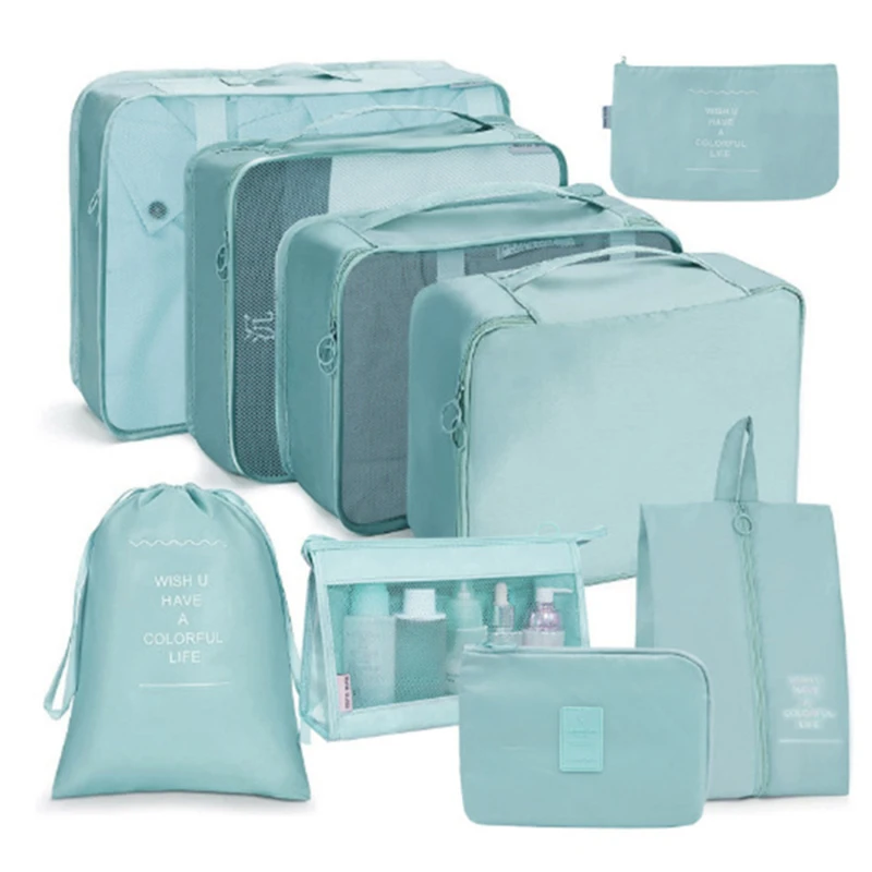 9Pcs/Set Travel Storage Bags Waterproof Makeup Digital Clothes Sorting Packaging Bag Women Shoes Bag Luggage Storage Organizer
9Pcs/Set Travel Storage Bags Waterproof Makeup Digital Clothes Sorting Packaging Bag Women Shoes Bag Luggage Storage Organizer