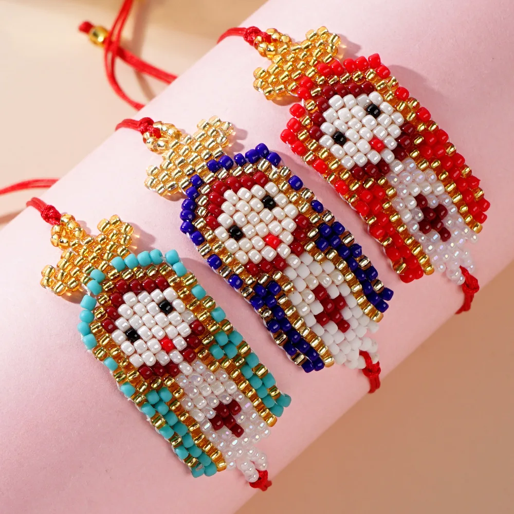 Rice bead bracelet Originality Cute Cartoon Character Design Hand knitting Bohemia Adjustable Fashion Simple Beaded bracelet
Rice bead bracelet Originality Cute Cartoon Character Design Hand knitting Bohemia Adjustable Fashion Simple Beaded bracelet
