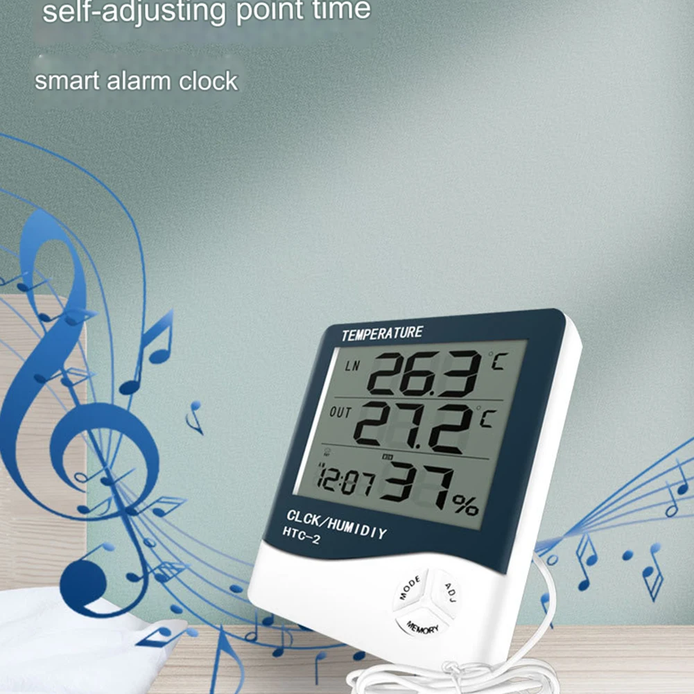 Precise HTC 2 Electronic Thermometer Accurate Temperature and Humidity Sensor Easy to Read Display Long Battery Life
Precise HTC 2 Electronic Thermometer Accurate Temperature and Humidity Sensor Easy to Read Display Long Battery Life