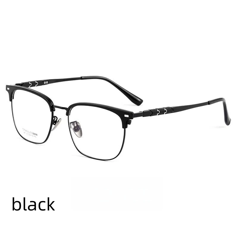 53mm 2023 New titanium alloy man Square Glasses Frame Prescription Glasses Optical Eyeglasses 9019BT 
53mm 2023 New titanium alloy man Square Glasses Frame Prescription Glasses Optical Eyeglasses 9019BT