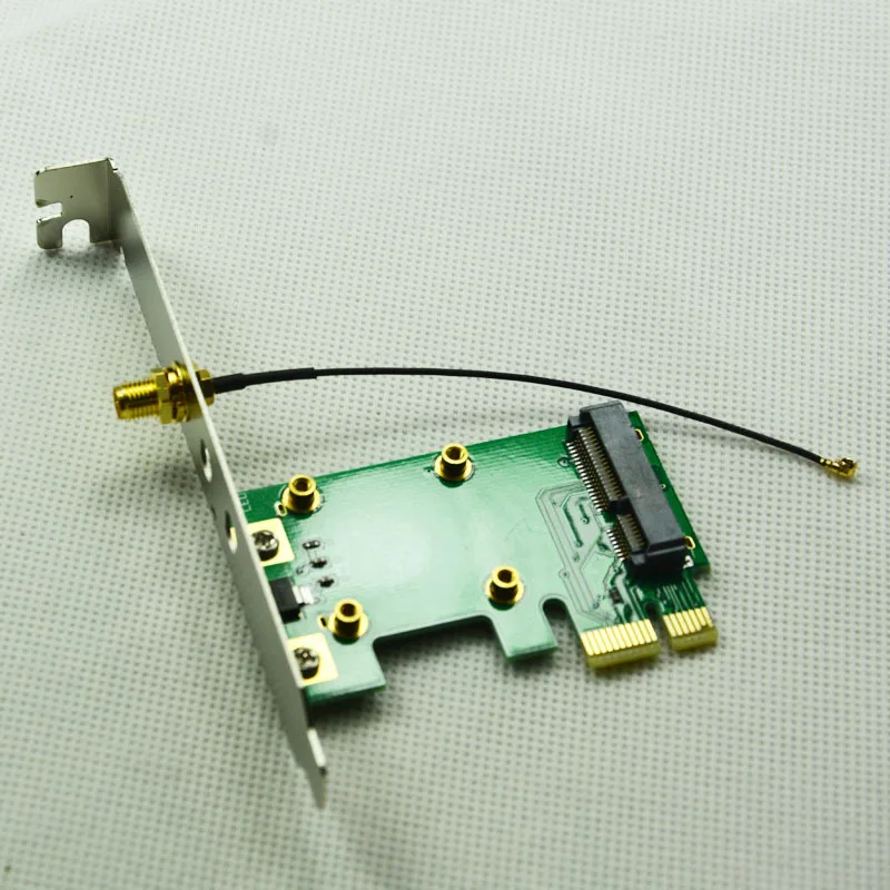 Desktop PC MiniPCI-E To PCI-E Wireless WiFi Replacement Professional Add On Network Laptop Accessories Convertor Adapter Card
Desktop PC MiniPCI-E To PCI-E Wireless WiFi Replacement Professional Add On Network Laptop Accessories Convertor Adapter Card