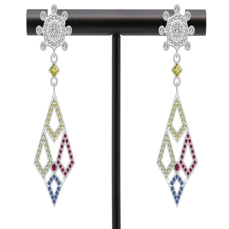 S925 Silver Earing Set With Natural Ruby Gemstones for Party Wedding Birthday
S925 Silver Earing Set With Natural Ruby Gemstones for Party Wedding Birthday