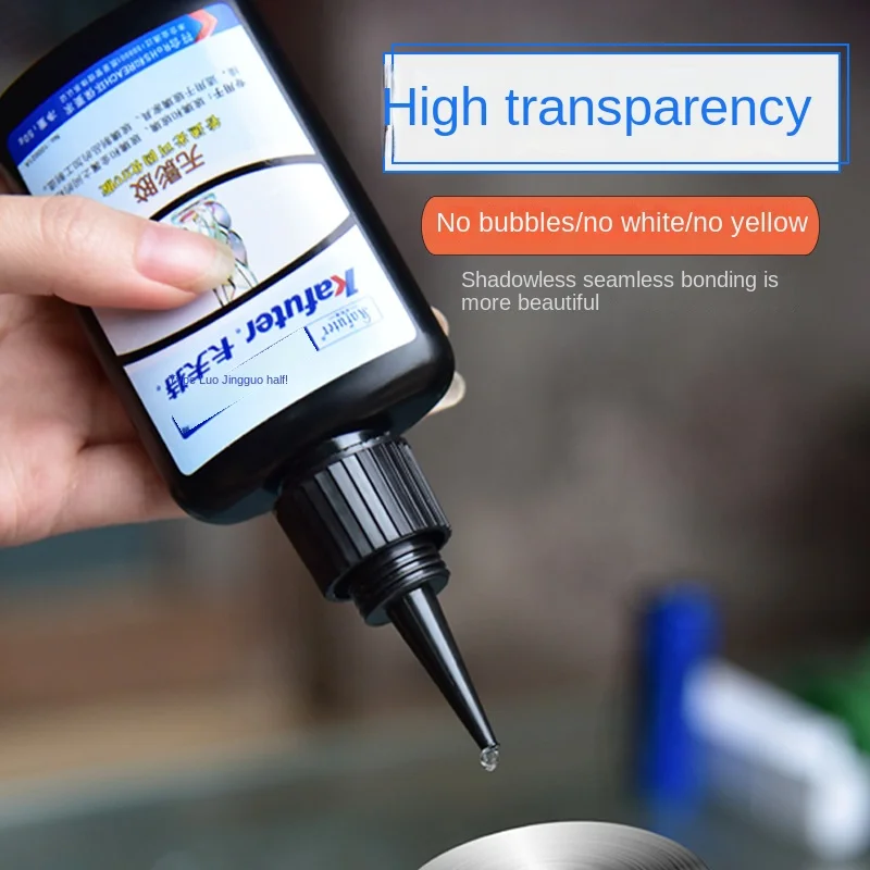 1PC 10/50g Kafuter UV Glue Curing Adhesive K-300 Transparent Crystal Glass Crystal Special Glue Adhesive Gule
1PC 10/50g Kafuter UV Glue Curing Adhesive K-300 Transparent Crystal Glass Crystal Special Glue Adhesive Gule