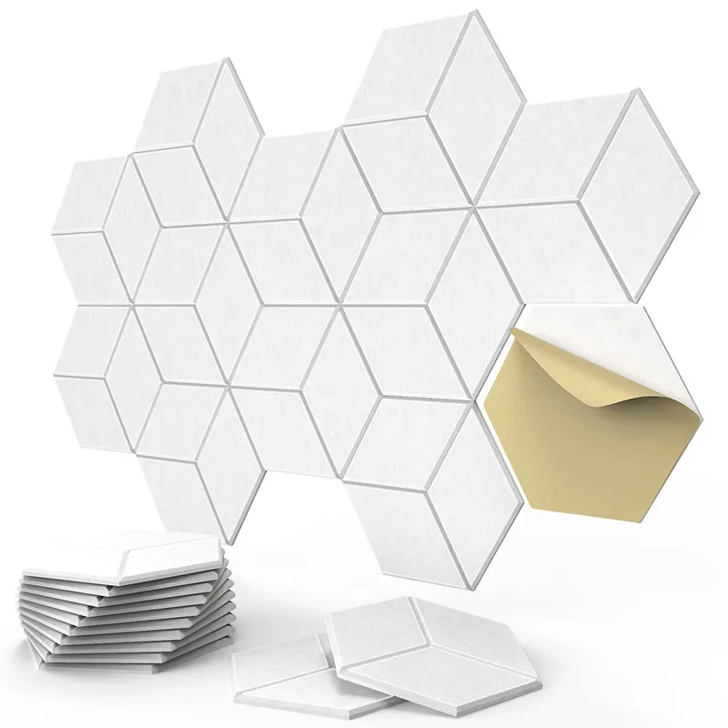 12Pack Self-adhesive Acoustic Panel Y-Lined Sound Proof Panel Sound Proof Wall Panels for Home Offices Studio 12" x 10" x 0.4"
12Pack Self-adhesive Acoustic Panel Y-Lined Sound Proof Panel Sound Proof Wall Panels for Home Offices Studio 12" x 10" x 0.4"