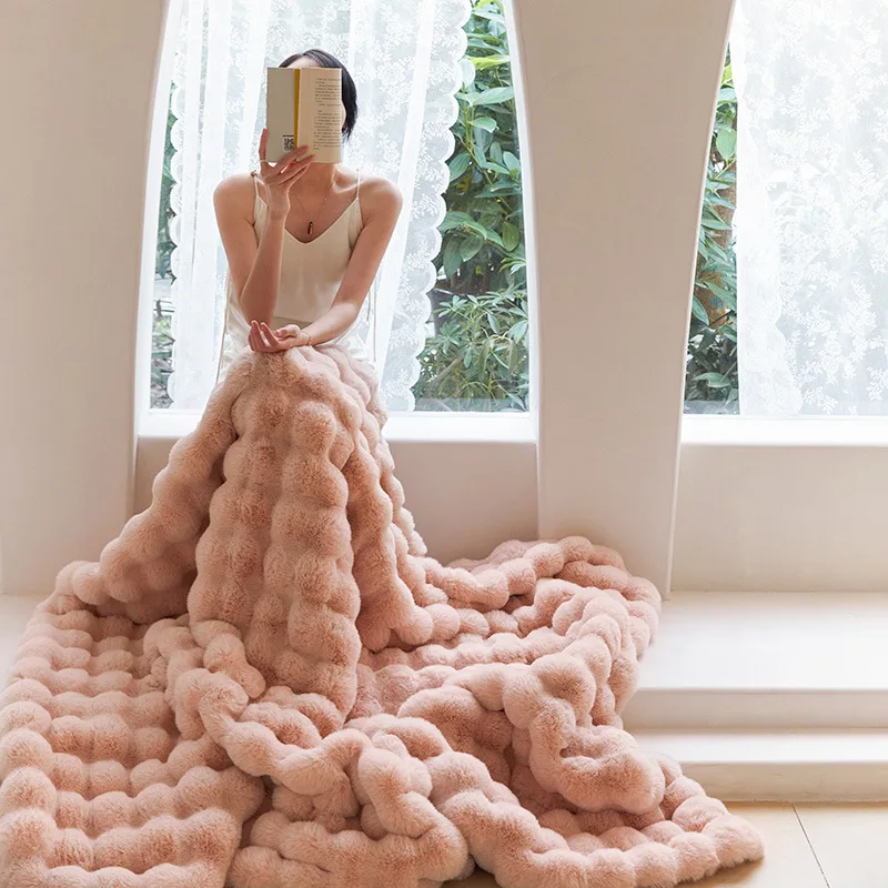 Tuscany imitation rabbit hair short pile leisure blanket light luxury sofa blanket Comfort soft bedroom soft warm blanket
Tuscany imitation rabbit hair short pile leisure blanket light luxury sofa blanket Comfort soft bedroom soft warm blanket