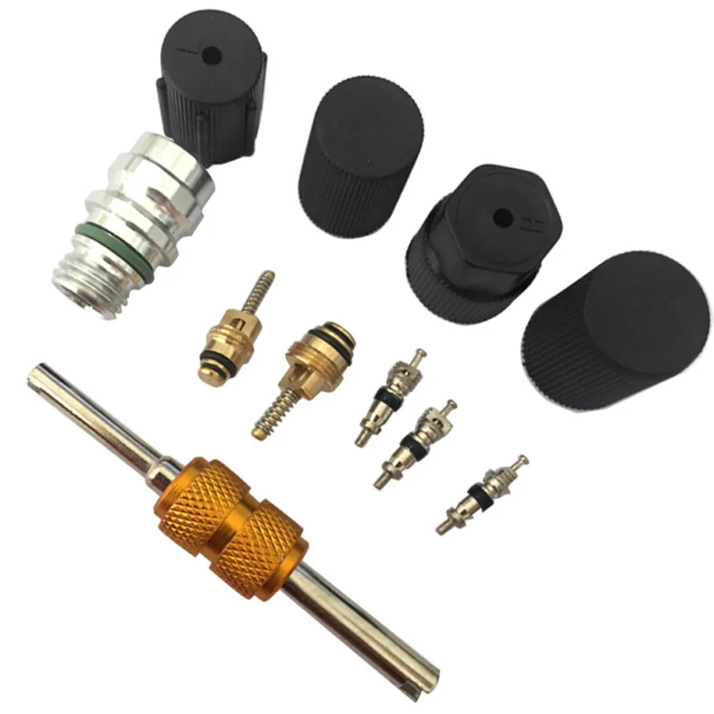 R134a Air Conditioning Car Valve Core A / C System Cap Repair Disassembly Kit Quality-Black-Accessories For Vehicles
R134a Air Conditioning Car Valve Core A / C System Cap Repair Disassembly Kit Quality-Black-Accessories For Vehicles