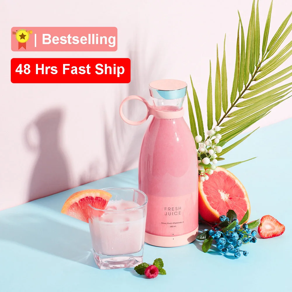 Portable Fresh Juicer Blender Liquidificador Usb Rechargeable Mini Blender 1400 Mah Battery Waterproof Wireless Blender Juicers
Portable Fresh Juicer Blender Liquidificador Usb Rechargeable Mini Blender 1400 Mah Battery Waterproof Wireless Blender Juicers