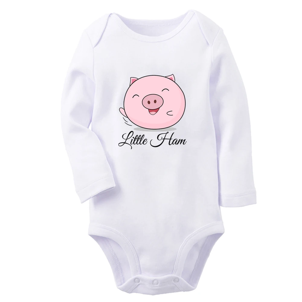 iDzn New Little Ham Fun Graphic Baby Bodysuit Cute Boys Girls Rompers Infant Long Sleeves Jumpsuit Newborn Soft Clothes 
iDzn New Little Ham Fun Graphic Baby Bodysuit Cute Boys Girls Rompers Infant Long Sleeves Jumpsuit Newborn Soft Clothes
