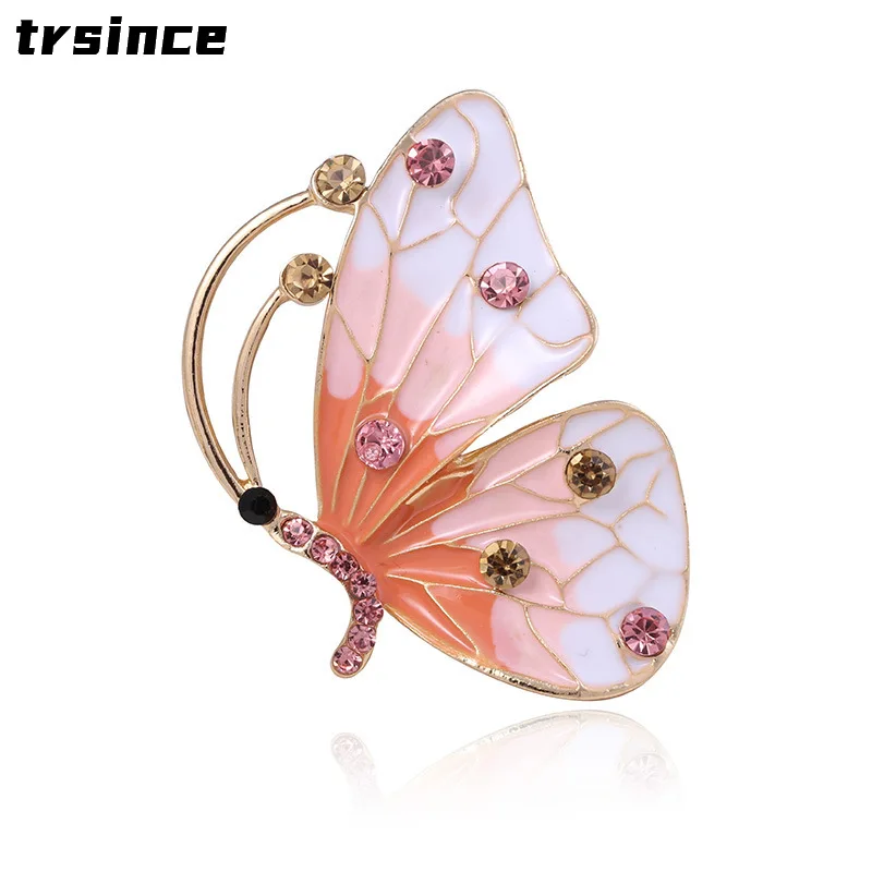 Oil Drip Butterfly Brooch Designer New Zircon Brooch Animal Cartoon Metal Brooch Pin Chest Ornaments
Oil Drip Butterfly Brooch Designer New Zircon Brooch Animal Cartoon Metal Brooch Pin Chest Ornaments