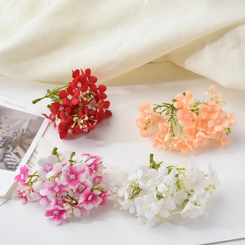 50/100 Pieces Of Simulation Hydrangea Flower Head Wedding Road Guide Bride Headdress Home Hotel DIY Flower Wall Accessories
50/100 Pieces Of Simulation Hydrangea Flower Head Wedding Road Guide Bride Headdress Home Hotel DIY Flower Wall Accessories