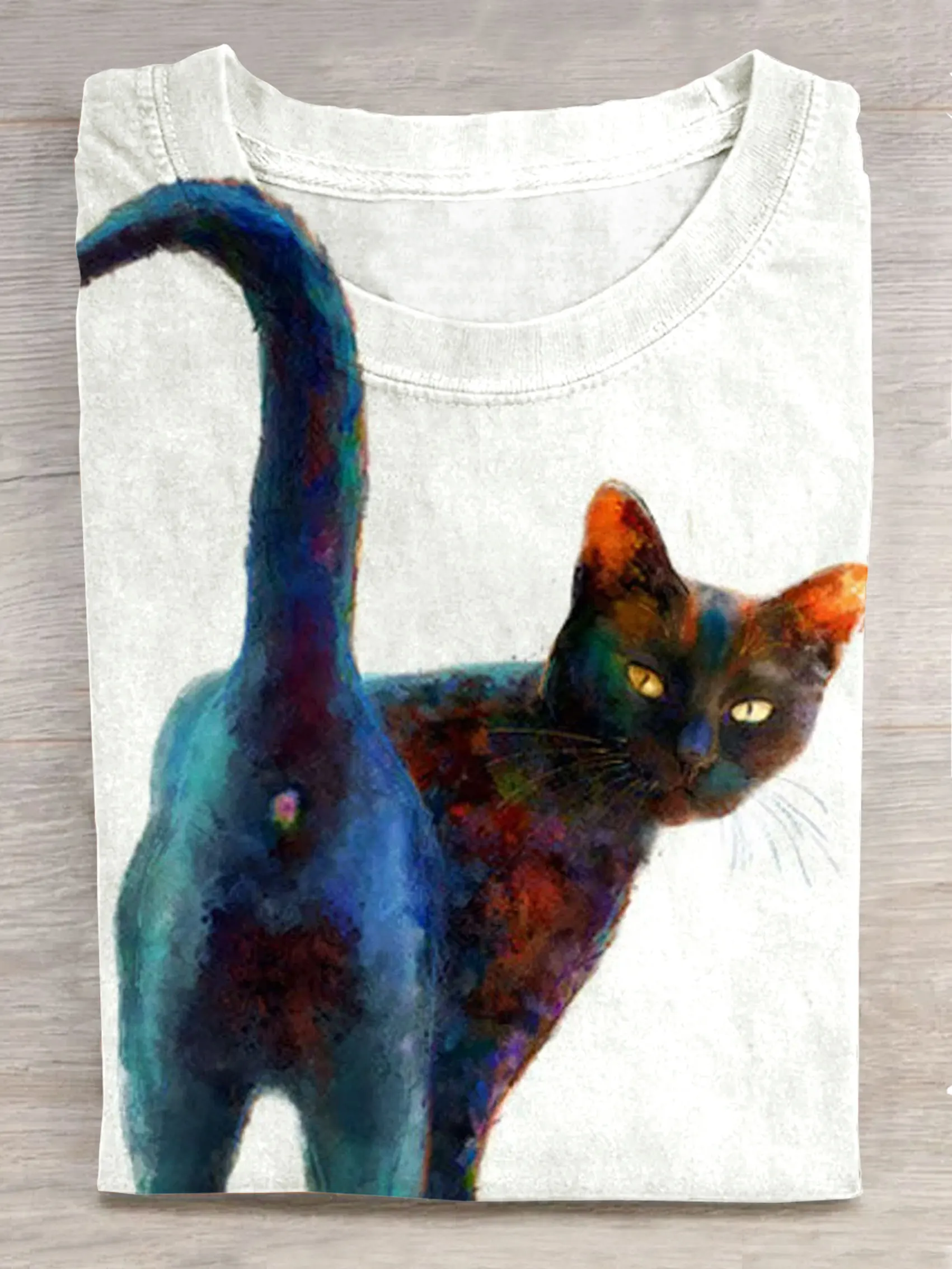 Cute Cat Lover Print T-shirt Summer men's and women's short-sleeved tops casual T-shirts
Cute Cat Lover Print T-shirt Summer men's and women's short-sleeved tops casual T-shirts