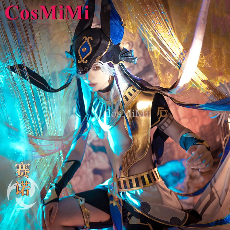 CosMiMi Hot Game Genshin Impact Cyno Cosplay Costume Fashion Battle Uniforms Full Set Unisex Carnival Party Role Play Clothing
CosMiMi Hot Game Genshin Impact Cyno Cosplay Costume Fashion Battle Uniforms Full Set Unisex Carnival Party Role Play Clothing
