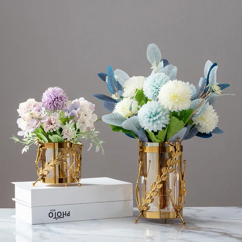 Decoration Golden Vase Table Hydroponic Home Room Flower Dining Container High-end Electroplating Arrangement Glass
Decoration Golden Vase Table Hydroponic Home Room Flower Dining Container High-end Electroplating Arrangement Glass