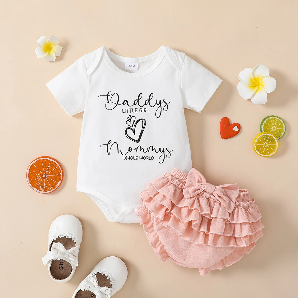Cotton Baby Girls Bodysuits Short Sleeve Romper Tops+Shorts Summer Clothes Casual Fashion Newborn Infant Outfits Child Costume
Cotton Baby Girls Bodysuits Short Sleeve Romper Tops+Shorts Summer Clothes Casual Fashion Newborn Infant Outfits Child Costume