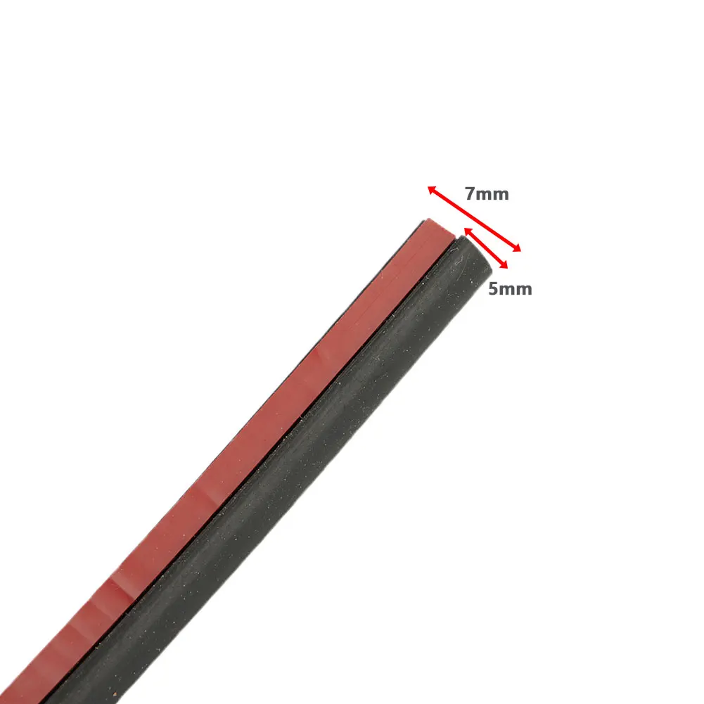5MM*7MM Sealing Strip Black Front Rear Bumper Vehicle 5 Meter Bumper Edge Lip Side Skirt T-Type Trim Practical
5MM*7MM Sealing Strip Black Front Rear Bumper Vehicle 5 Meter Bumper Edge Lip Side Skirt T-Type Trim Practical