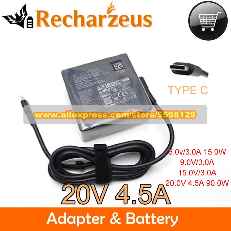 Genuine 90W 20V 4.5A Power Adapter A21-090P2A ADP-90RE B Charger For ZENBOOK 14X OLED UX5400ZF UX5400ZB UX5401ZAS Power Supply
Genuine 90W 20V 4.5A Power Adapter A21-090P2A ADP-90RE B Charger For ZENBOOK 14X OLED UX5400ZF UX5400ZB UX5401ZAS Power Supply