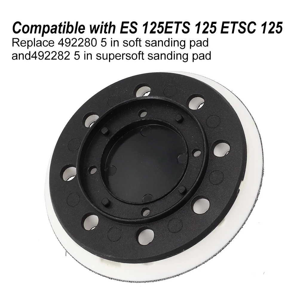 5 Inch 125mm Backing Pad Hook & Loop Sanding Disc Plate ForFestool ES125 ETS 125 ETSC 125 EQ Sander Power Tools
5 Inch 125mm Backing Pad Hook & Loop Sanding Disc Plate ForFestool ES125 ETS 125 ETSC 125 EQ Sander Power Tools