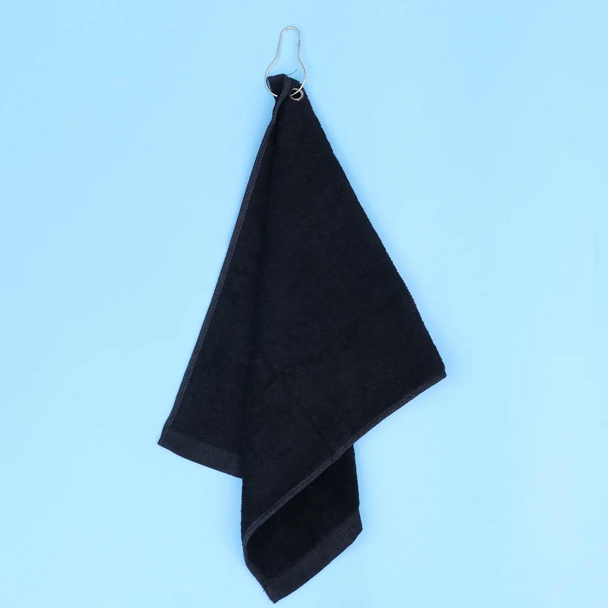 3pcs Portable Towel Practical Hole Towel with Hook Comfortable Cotton Sports Towel for Outdoor Indoor Use (Black) 
3pcs Portable Towel Practical Hole Towel with Hook Comfortable Cotton Sports Towel for Outdoor Indoor Use (Black)