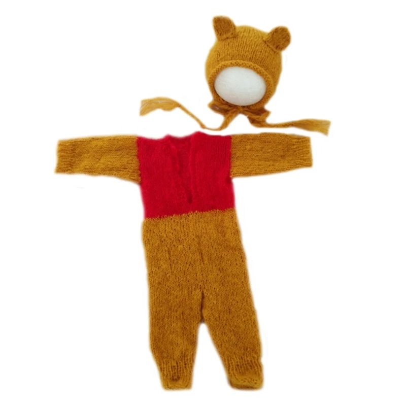 Baby Photo Shooting Props Bear Costume Hat & Romper Photo Props Newborn New Year Photo Clothes Pilling Resistant Unisex
Baby Photo Shooting Props Bear Costume Hat & Romper Photo Props Newborn New Year Photo Clothes Pilling Resistant Unisex