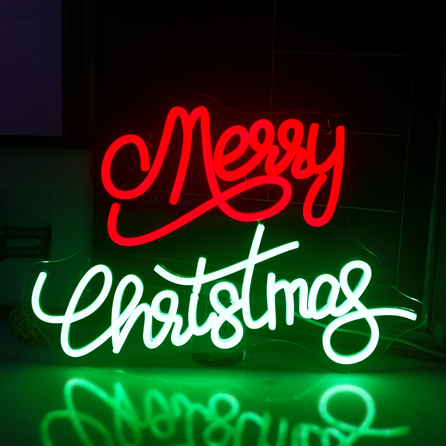 

Merry Christmas Neon Sign Bedroom Christmas Party Decor Personalized Home Party Office Bar Pub Club Decor Wall Hanging Art Light