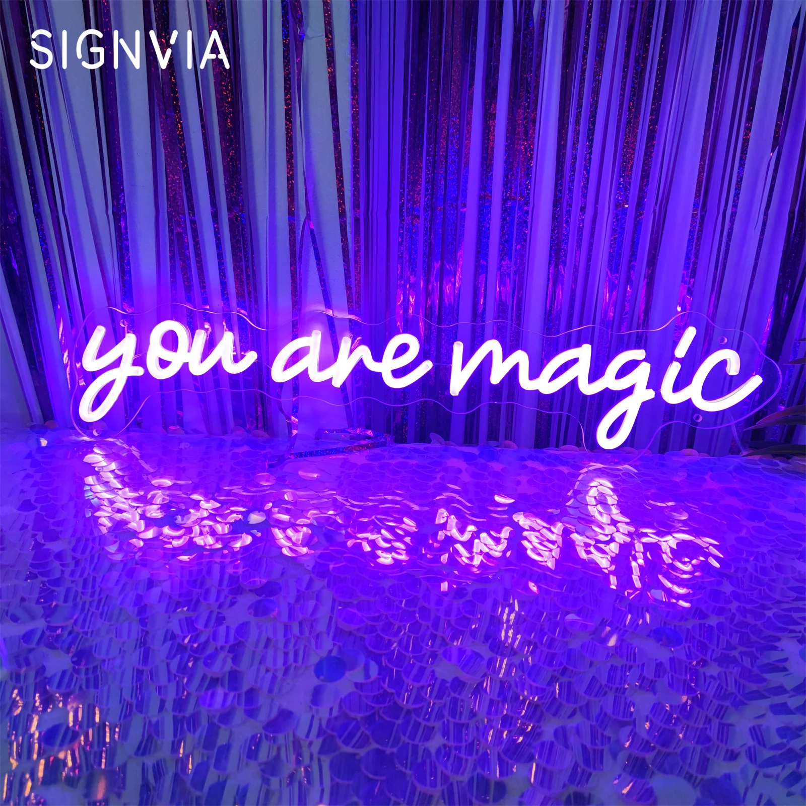 

You Are Magic Neon Sign Room светильник для свадьбы дня рождения вечеринки, неоновая вывеска, украшение, USB, подарки, Ночные светодиодные светильники