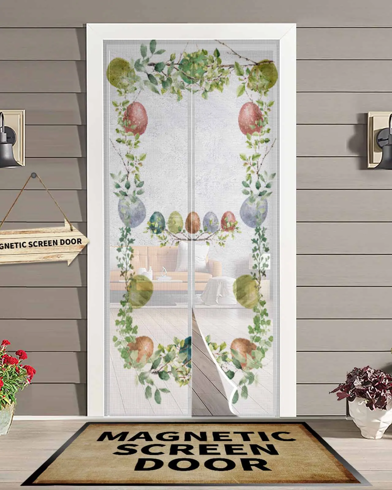 Easter Egg Plant Leaves Summer Magnetic Door Curtain Living Room Bedroom Home Anti-mosquito Screen Door Curtain
Easter Egg Plant Leaves Summer Magnetic Door Curtain Living Room Bedroom Home Anti-mosquito Screen Door Curtain