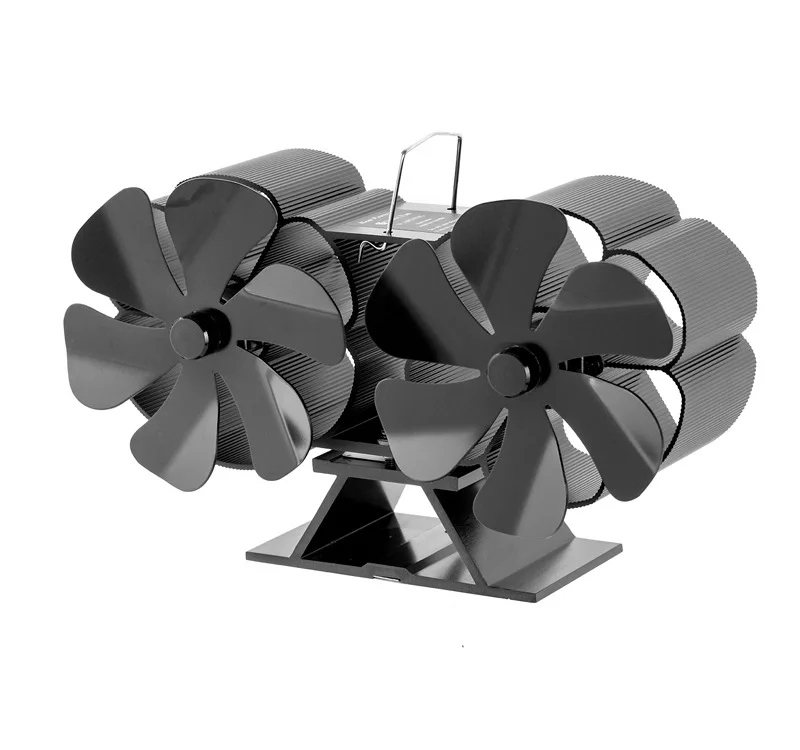 12 Blades Black Fireplace Fans Twin Stove Fan Heat Powered Fireplace Fans for Room Wood Log Burner Heat Distribution Stove Fan
12 Blades Black Fireplace Fans Twin Stove Fan Heat Powered Fireplace Fans for Room Wood Log Burner Heat Distribution Stove Fan